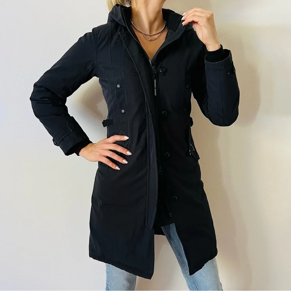 Canada Goose black parka coat - Picture 2 of 14